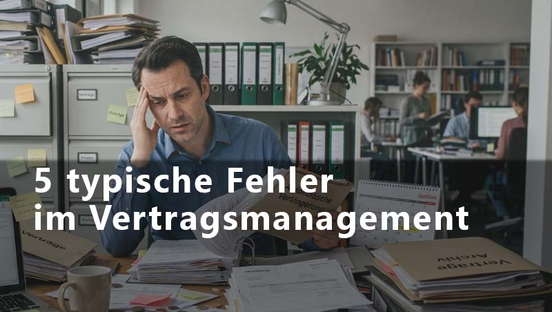 5 typische Fehler im Vertragsmanagement